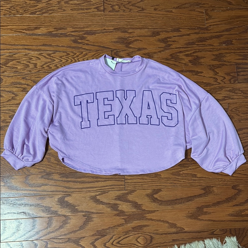 ⭐️Purple Texas Sweatshirt